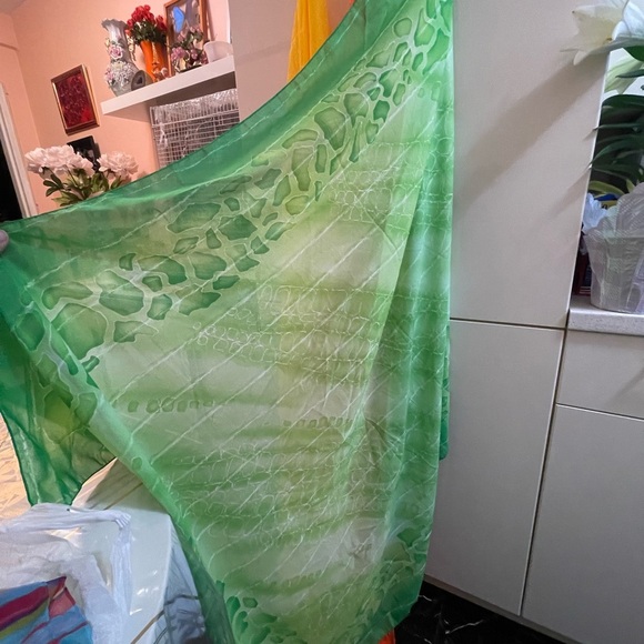 Bundle Sarong Flower Leaf Beach Swimsuit Wrap Cover up Pareo Sz40-45”x 60-68” - Picture 4 of 9